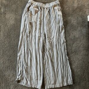 Blue and white pants American eagle